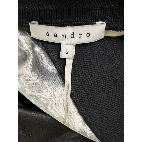 Sandro Paris Abstract Print Pullover Top Size 3 (L) - Picture 2 of 10